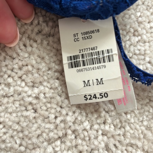 Brand new baby blue pink Lacey bralette in a medium - Picture 4 of 4